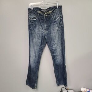 Kenneth Cole jeans  Select  34x32 Blue Jeans Distressed Denim Faded Look Casual